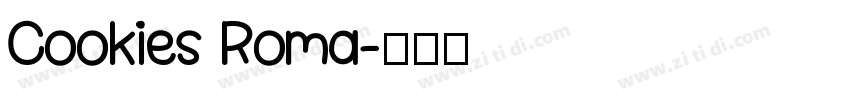 Cookies Roma字体转换